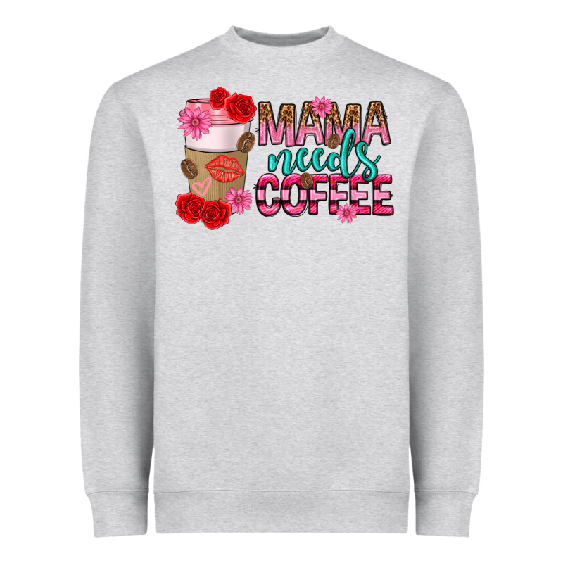 Mama Needs Coffee Mothers Day Heavyweight Sweatshirt by texasbilliewilder | Teevron