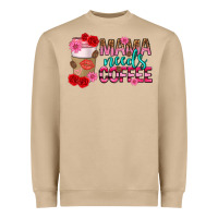 Mushroom mama needs coffee mothers day Heavyweight Sweatshirt - texasbilliewilder