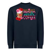 Navy mama needs coffee mothers day Heavyweight Sweatshirt - texasbilliewilder