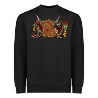 Black joy highland cow Heavyweight Sweatshirt - RanaPortraitStore