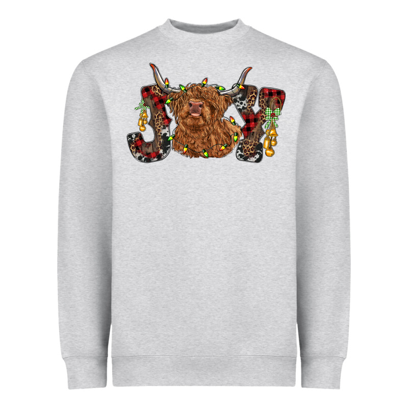 Joy Highland Cow Heavyweight Sweatshirt by RanaPortraitStore | Teevron