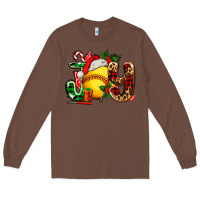 Chestnut joy with softball Long Sleeve Tee - AdoDesignShop