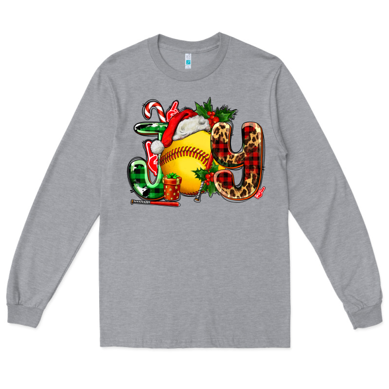 Joy With Softball Long Sleeve Tee by AdoDesignShop | Teevron