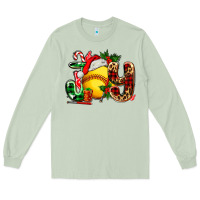 Matcha joy with softball Long Sleeve Tee - AdoDesignShop