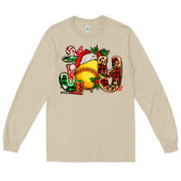 Mushroom joy with softball Long Sleeve Tee - AdoDesignShop