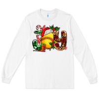 White joy with softball Long Sleeve Tee - AdoDesignShop