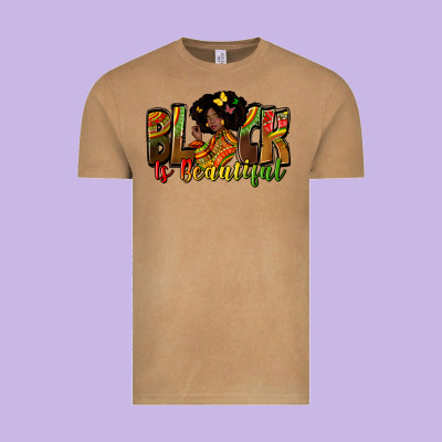 Black Is Beautiful Juneteenth Vintage Tee Designed By Zillion Design Studio