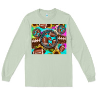 Matcha football tie dye gemstone sunflower Long Sleeve Tee - JahusDesignShop