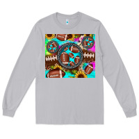 Moon Dust football tie dye gemstone sunflower Long Sleeve Tee - JahusDesignShop