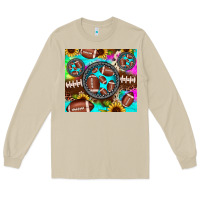 Mushroom football tie dye gemstone sunflower Long Sleeve Tee - JahusDesignShop
