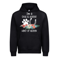 Black Im A Dog And Horse Kind Of Queen Urban Hoodie - Bettercallsaul