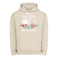 Pigment French Oak Im A Dog And Horse Kind Of Queen Urban Hoodie - Bettercallsaul