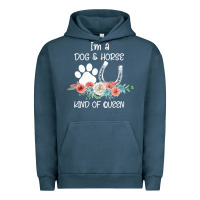 Im A Dog And Horse Kind Of Queen Urban Hoodie | Teevron
