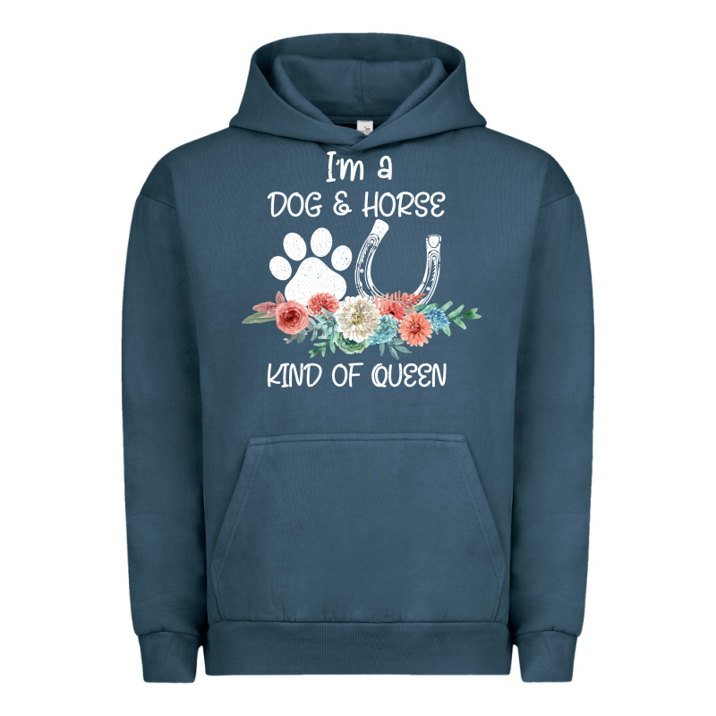 Im A Dog And Horse Kind Of Queen Urban Hoodie by Bettercallsaul | Teevron