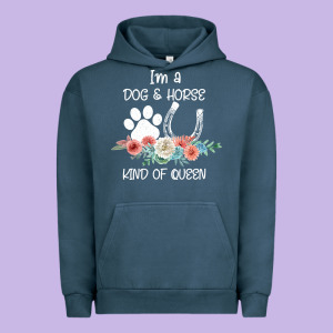 Im A Dog And Horse Kind Of Queen Urban Hoodie Designed By Bettercallsaul