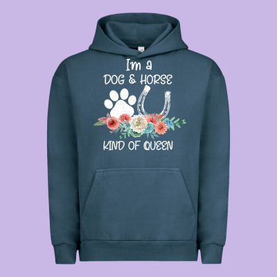 Im A Dog And Horse Kind Of Queen Urban Hoodie Designed By Bettercallsaul