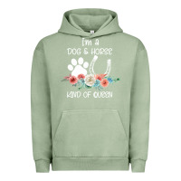Pigment Oil Green Im A Dog And Horse Kind Of Queen Urban Hoodie - Bettercallsaul