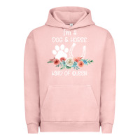 Pigment Salmon Im A Dog And Horse Kind Of Queen Urban Hoodie - Bettercallsaul