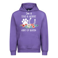 Tulip Im A Dog And Horse Kind Of Queen Urban Hoodie - Bettercallsaul
