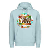 Blue Mist educator of tiny humans round earring Premium Hoodie - BundleAndBundleShop