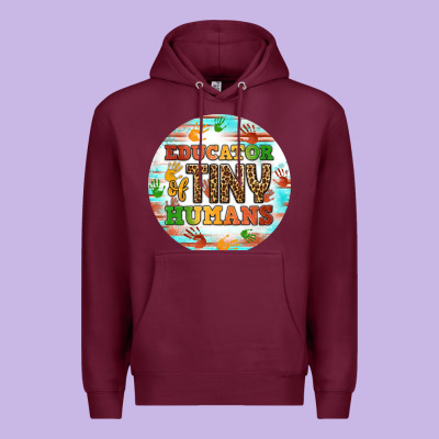 Educator Of Tiny Humans Round Earring Premium Hoodie Designed By Bundleandbundleshop