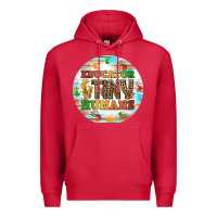 Cardinal educator of tiny humans round earring Premium Hoodie - BundleAndBundleShop