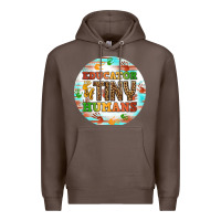 Coffee educator of tiny humans round earring Premium Hoodie - BundleAndBundleShop