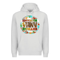 Dove Grey educator of tiny humans round earring Premium Hoodie - BundleAndBundleShop