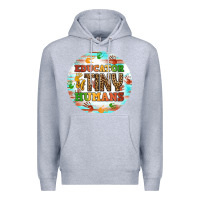 Heather Grey educator of tiny humans round earring Premium Hoodie - BundleAndBundleShop