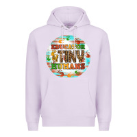 Lilac educator of tiny humans round earring Premium Hoodie - BundleAndBundleShop