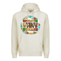 Oatmeal Heather educator of tiny humans round earring Premium Hoodie - BundleAndBundleShop