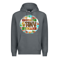 Rock educator of tiny humans round earring Premium Hoodie - BundleAndBundleShop