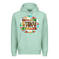 Seafoam educator of tiny humans round earring Premium Hoodie - BundleAndBundleShop