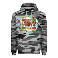 Slate Camo educator of tiny humans round earring Premium Hoodie - BundleAndBundleShop