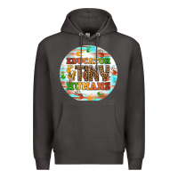 Smoke educator of tiny humans round earring Premium Hoodie - BundleAndBundleShop