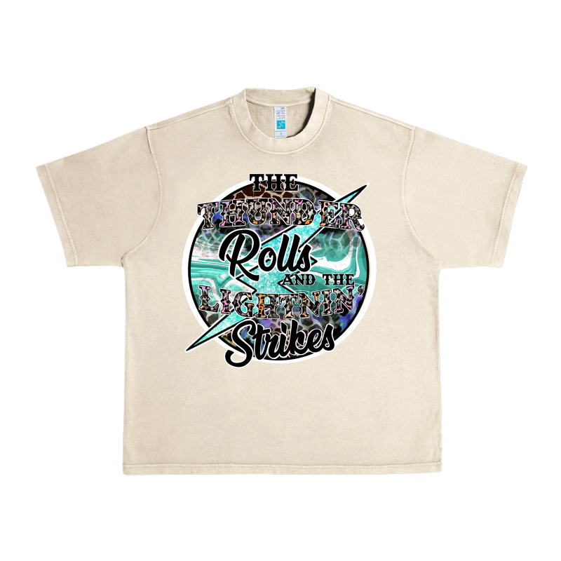 The Thunder Rolls And The Lightnin Strikes Urban Heavy Tee by SublimationCraftShop | Teevron