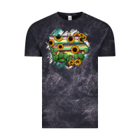 Cloud Black Iowa State Map Vintage Tee - RanaPortraitStore