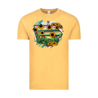 Vintage Mustard Iowa State Map Vintage Tee - RanaPortraitStore