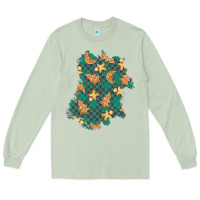 Matcha christmas gingerbread cookies patch Long Sleeve Tee - BundleAndBundleShop