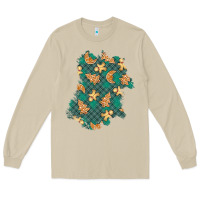Mushroom christmas gingerbread cookies patch Long Sleeve Tee - BundleAndBundleShop