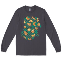 Smoke christmas gingerbread cookies patch Long Sleeve Tee - BundleAndBundleShop