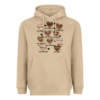 Mushroom black history month hearts Heavyweight Hoodie - MaliasSmallBusiness
