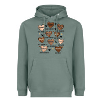 Sage black history month hearts Heavyweight Hoodie - MaliasSmallBusiness