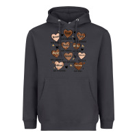 Smoke black history month hearts Heavyweight Hoodie - MaliasSmallBusiness