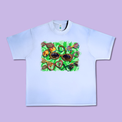 Sunglasses Background Urban Heavy Tee Designed By Barkaloodesign