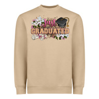 Mushroom just graduated Heavyweight Sweatshirt - Zillion Design Studio