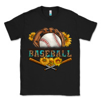 Black western baseball with sunflower Classic Tee - BundleAndBundleShop