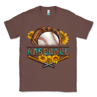 Chestnut western baseball with sunflower Classic Tee - BundleAndBundleShop