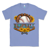 Colony Blue western baseball with sunflower Classic Tee - BundleAndBundleShop