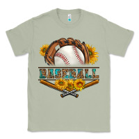 Matcha western baseball with sunflower Classic Tee - BundleAndBundleShop